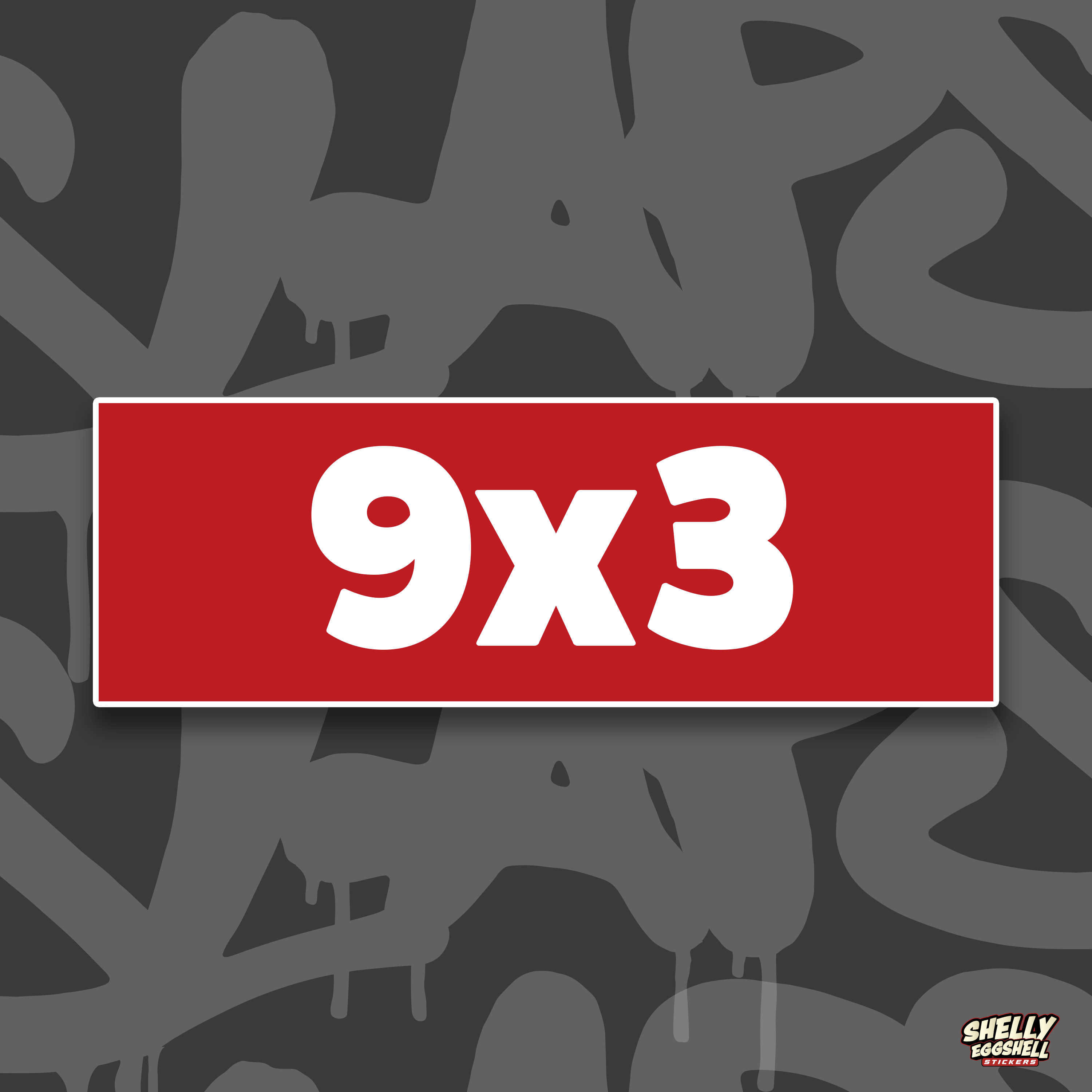 9x3 Sticker Packs