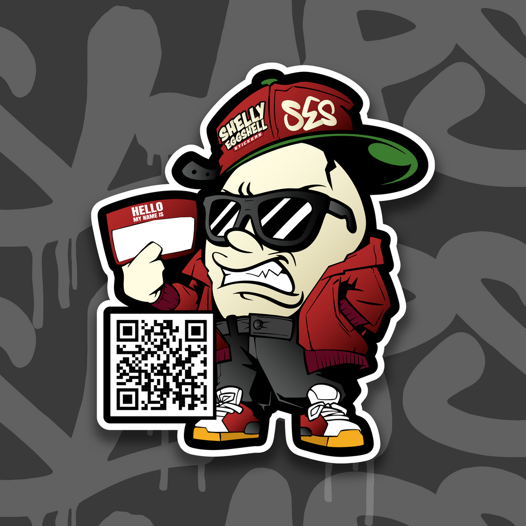 Eggshell Contour-Cut Sticker