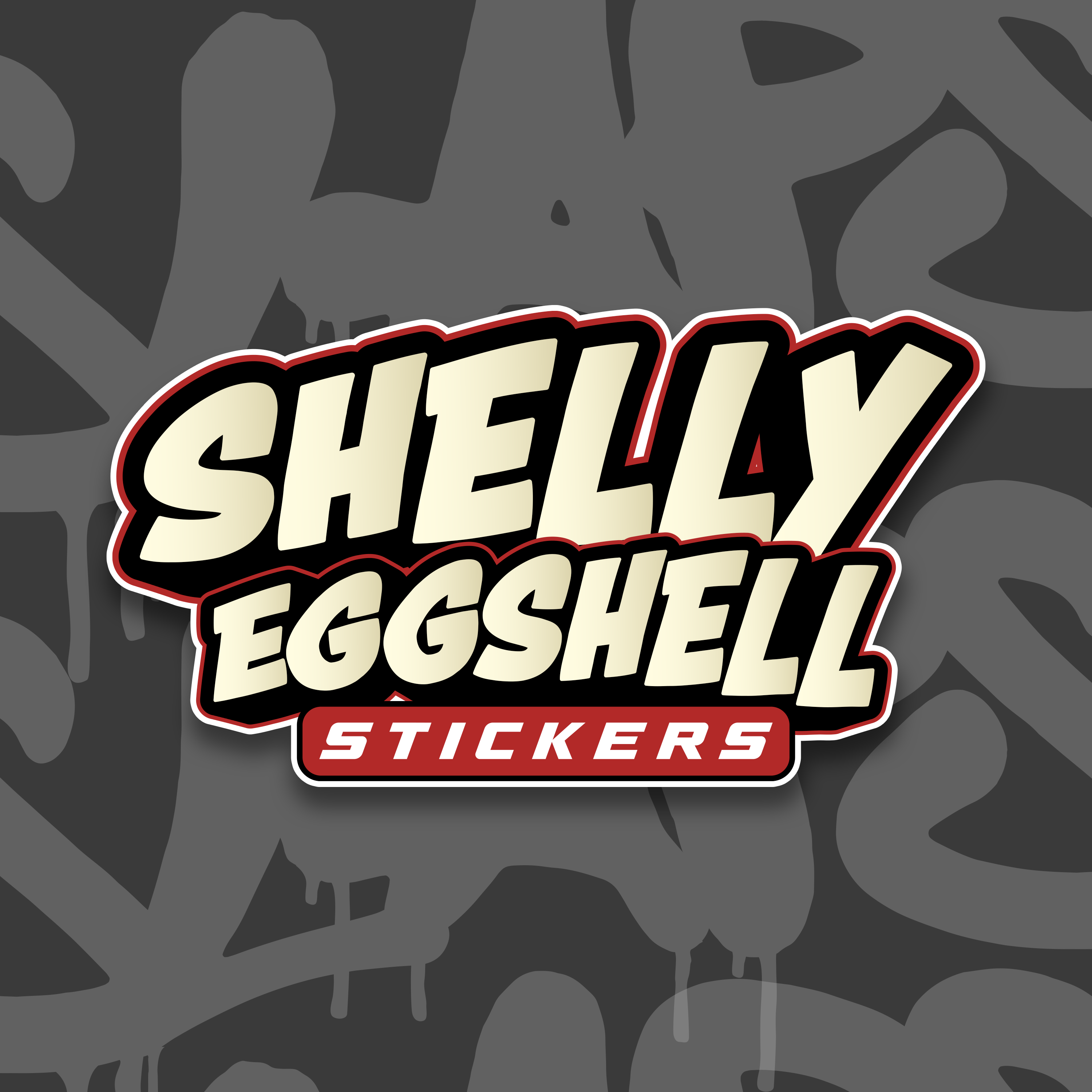 Eggshell Contour-Cut Sticker