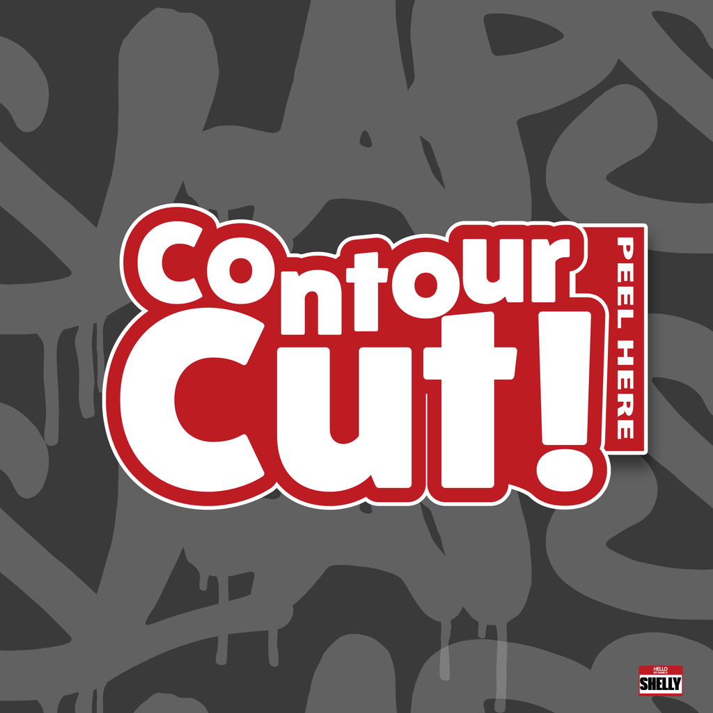 Eggshell Contour-Cut Sticker